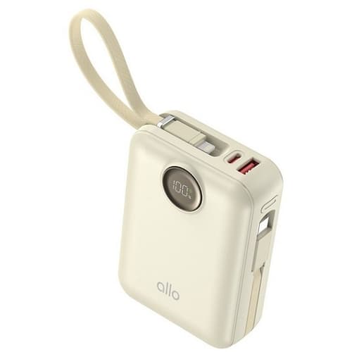 알로코리아 듀얼 케이블 일체형 보조 배터리 2008PD 20000mAh