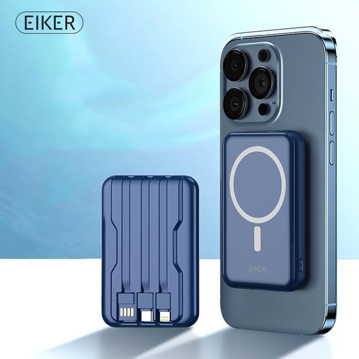 EIKER 맥세이프 마그네틱 일체형 보조 배터리 YC-4123 10000mAh