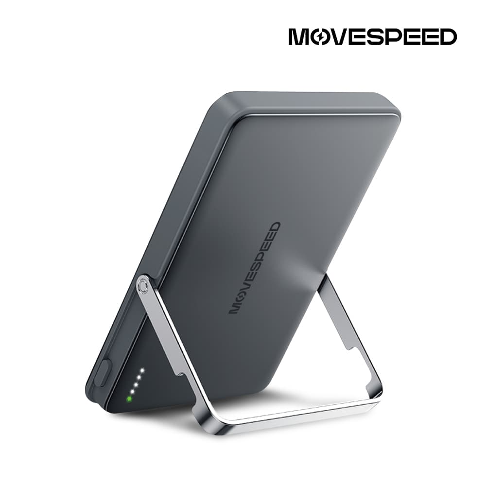 MOVESPEED 18W 맥세이프 무선 스탠드형 보조 배터리 S05 Pro 5000mAh