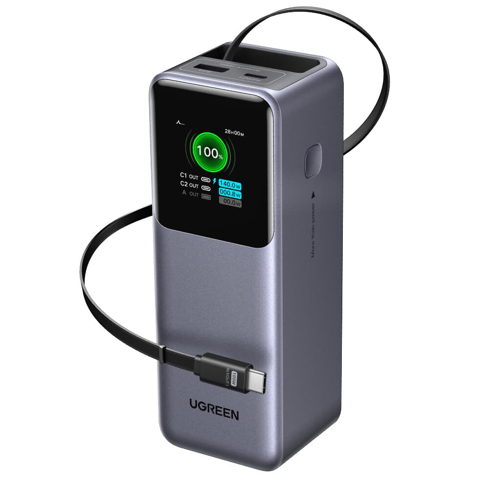 UGREEN PD PPS 100W 넥소드 릴케이블 보조 배터리 U-55987 20000mAh