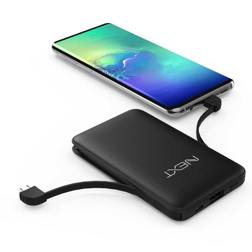 이지넷유비쿼터스 NEXTU 일체형 보조 배터리 NEXT-5005PBCB 5000mAh
