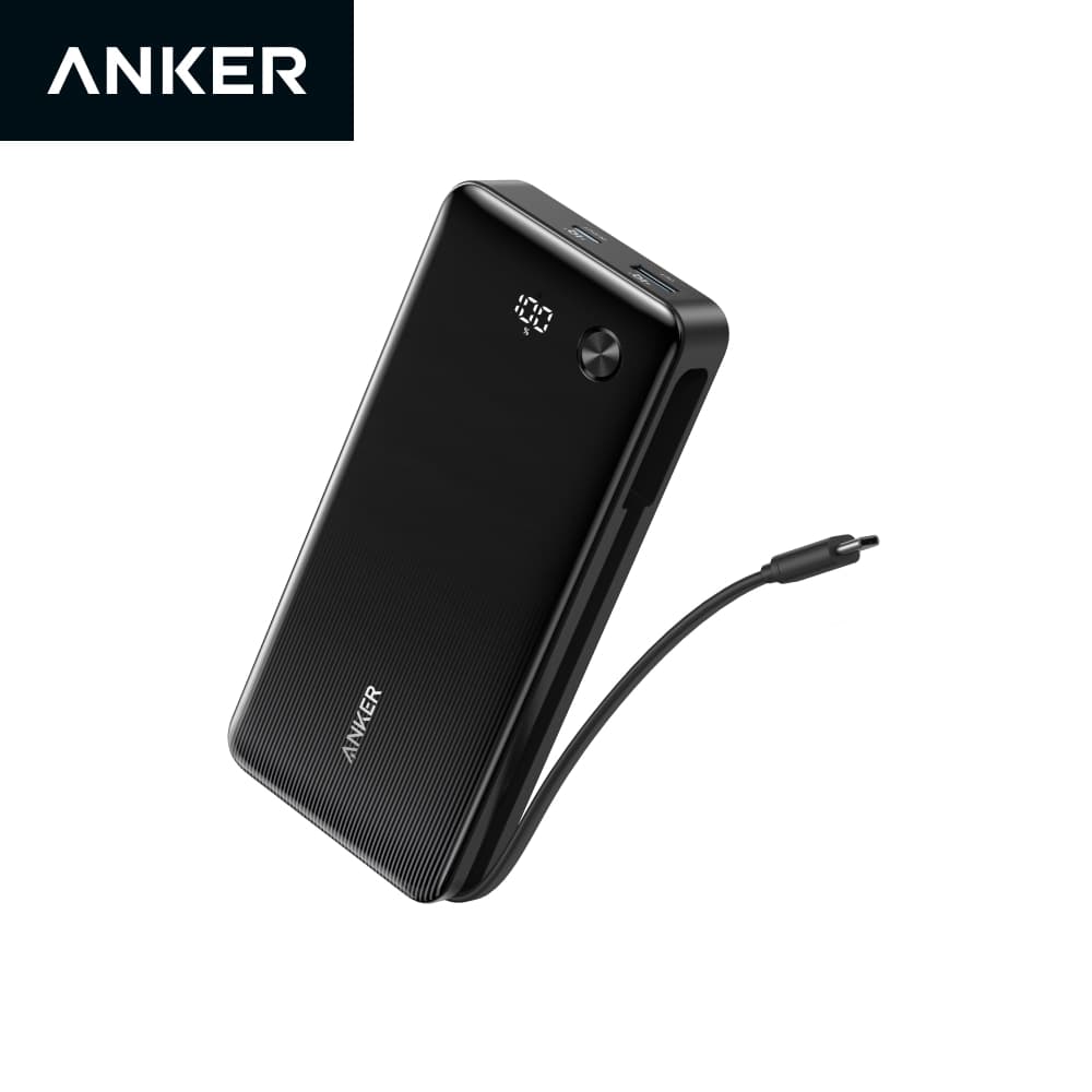 Anker 87W 파워뱅크 보조 배터리 (C타입 케이블 일체형) A1118 20000mAh