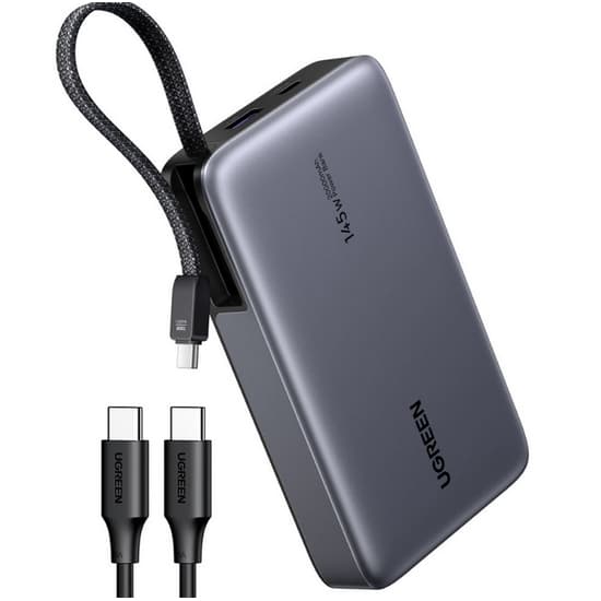 UGREEN 넥소드 PD PPS 145W 케이블일체형 보조 배터리 PB551 20000mAh