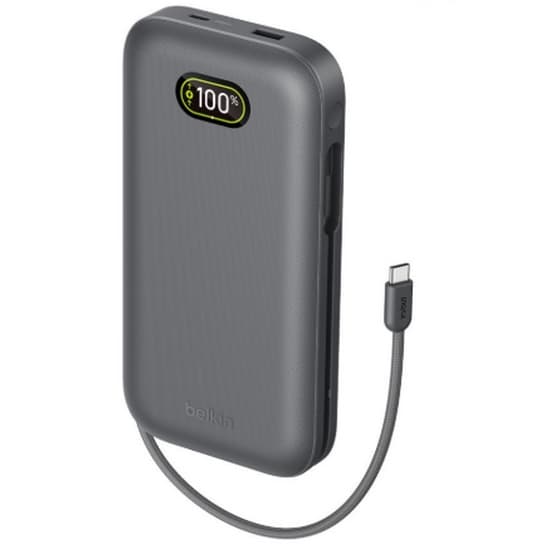 벨킨 240W 울트라차지 프로 케이블 일체형 보조 배터리 BPB040 27000mAh