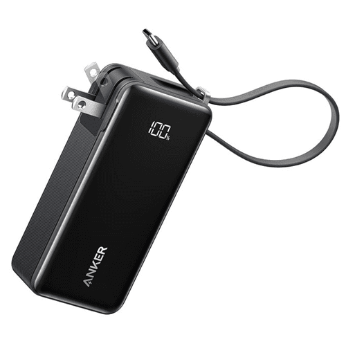 ANKER 30W 보조 배터리 C타입 케이블 일체형 A1637 10000mAh