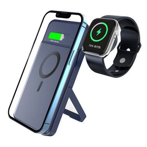 와이엘사이언스 와이즈핏 3in1 맥세이프 무선 보조 배터리 10000mAh