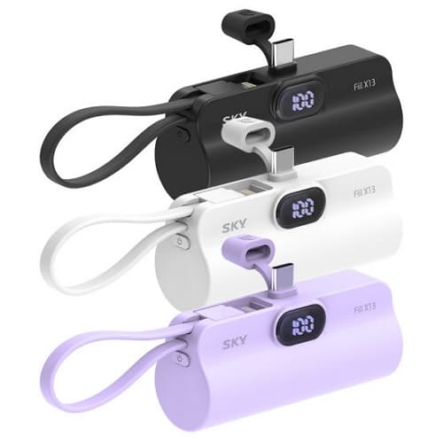 스카이랩 스카이 필 X13 미니 LED 도킹형 보조 배터리 5000mAh