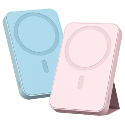 로랜텍 파스텔 스탠드 맥세이프 보조 배터리 SBMP-04 5000mAh