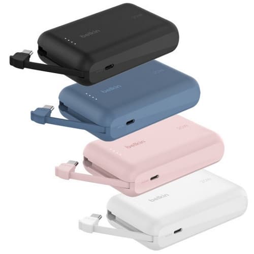 벨킨 부스트차지 20W 케이블 일체형 보조 배터리 BPB021fq 10000mAh