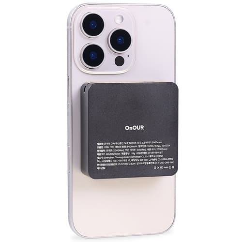 온아워 3in1 맥세이프 미니 보조 배터리 OPB-1WG 5000mAh