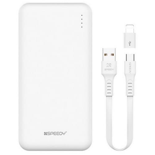 디엠케이코리아 SPEEDY 10W 슬림 듀얼 보조 배터리 BND-2PCPPB100A 10000mAh