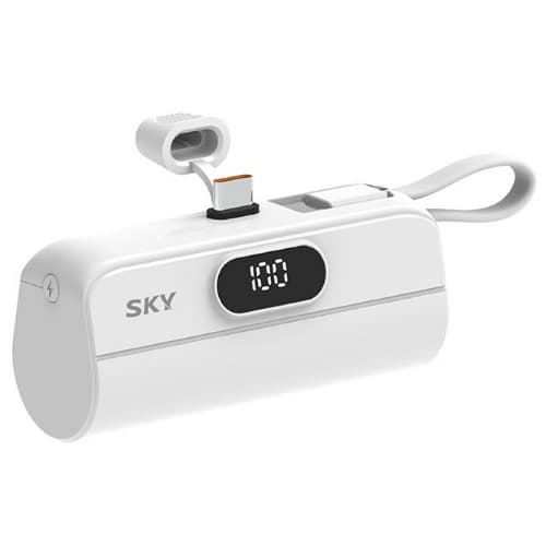 스카이랩 스카이 필 X13 프로 PD 20W LED 도킹형 보조 배터리 SKY-X13PD 5000mAh
