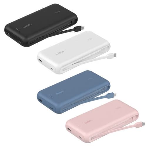 벨킨 부스트차지 케이블 일체형 보조 배터리 BPB024fq 20000mAh