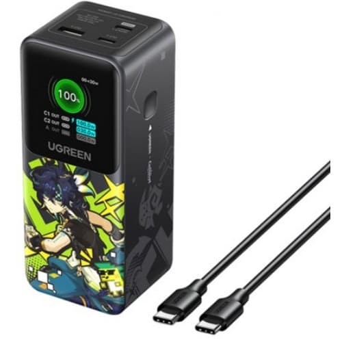 UGREEN x 원신 키니치 콜라보 PD 100W 보조 배터리 20000mAh