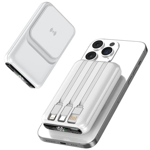 맥세이프 호환 케이블 일체형 보조 배터리 W010 20000mAh