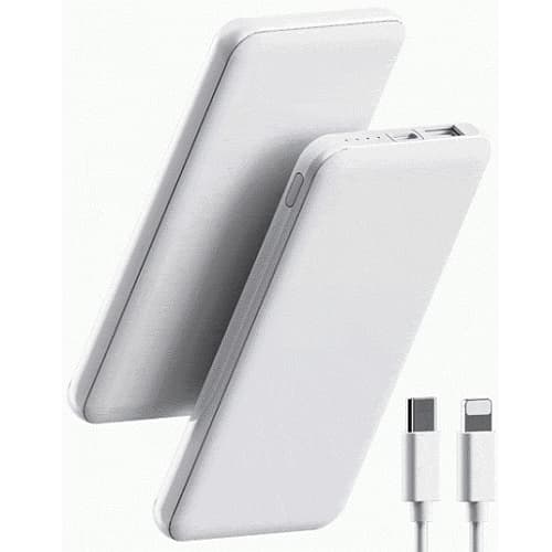 어반위즈 듀얼케이블 슬림 보조 배터리 UW-PE5000-1 5000mAh