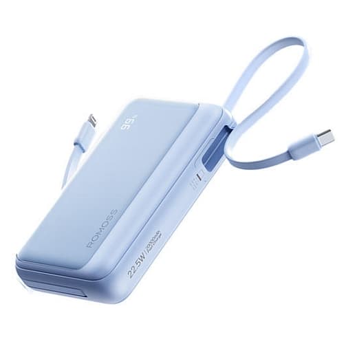 ROMOSS 듀얼 케이블 보조 배터리 PEP20 20000mAh