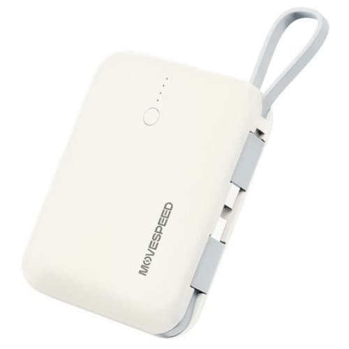 MOVESPEED PD 20W 케이블 일체형 보조 배터리 Q10 Plus 10000mAh