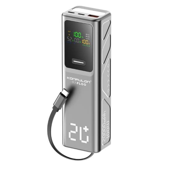 바운드랩 라플루 PD 100W 릴케이블 일체형 보조 배터리 RPB-100W20C 20000mAh